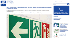 Desktop Screenshot of csfwunderle.ch