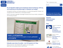 Tablet Screenshot of csfwunderle.ch